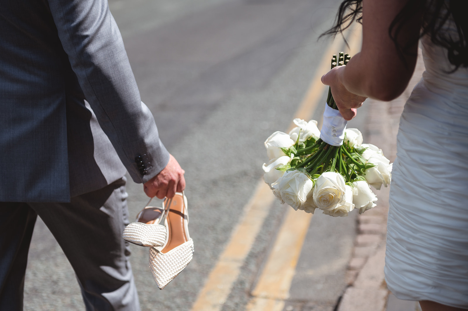 Laura and Lewis enjoying their stylish Birmingham city-centre wedding, photographed by Birmingham wedding photographer byGarazi.